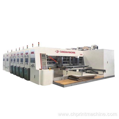 Canghai printing die cutting machine with stack